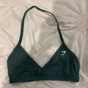Gymshark green minimal sports bra